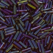 Miyuki Bugle 6mm Beads - Transparent topaz ab BGL2-257